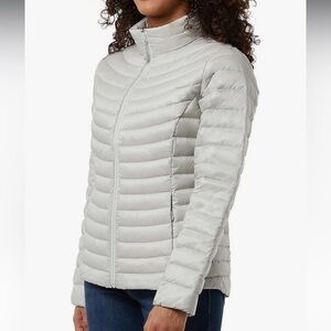 32 Degrees Women's Light Gray Mid Light Puffer Jacket Size M New With Tag